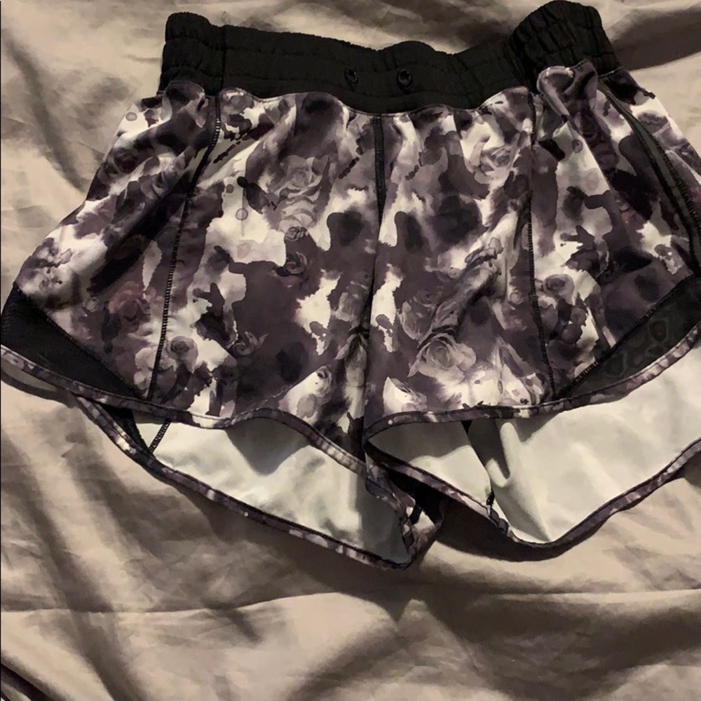lululemon multi colored shorts size 6